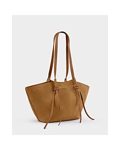 Katie Loxton Celina Small Suedette Tote Bag - Caramel
